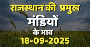 राजस्थान मंडी भाव